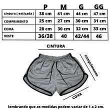 Kit Shorts Casais Namorados Conjunto Short Casal Tecido Grosso - Multicolorido - Visão 4