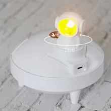 White Spaceship Shaped Humidifier - White - View 2