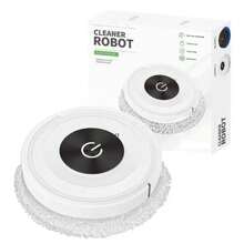 1入組白色靜音觸控式濕乾兩用機器人吸塵器,適用於家庭使用 - 白色 - 查看 1