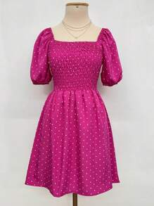 Women Dresses - Hot Pink - View 1