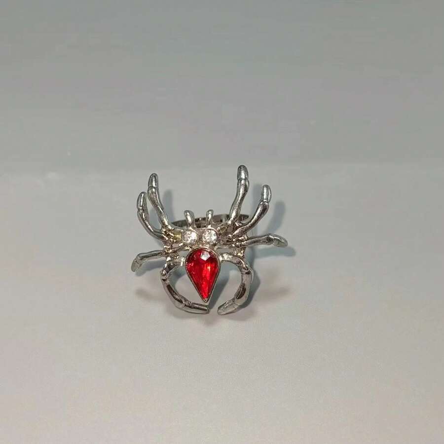 Halloween Europe And America Style Spider Ring - Multicolor - View 1