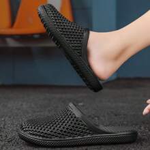 All-seasons Granny Flat Slippers For Women, Waterproof And Durable Rubber Material, Perfect For Bathroom/water Activities