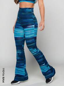 MVB Modas Women Pants - Blue and White - View 2