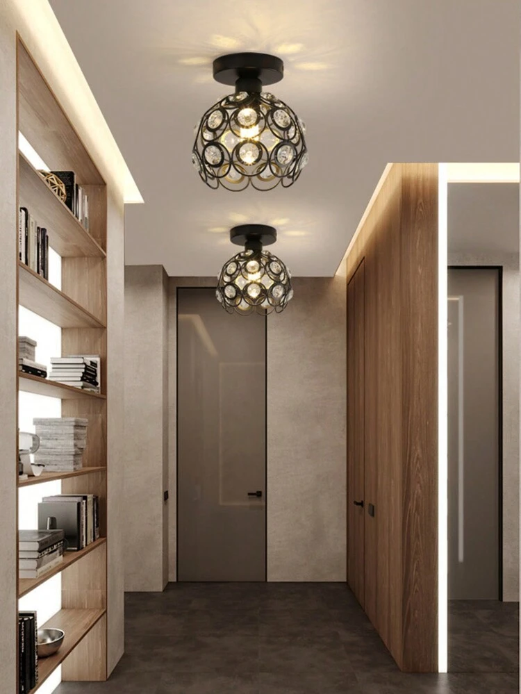 Lfoute Plafoniera LED Moderna Dimmerabile 80cm – Anello Nero Con Telecomando - 3