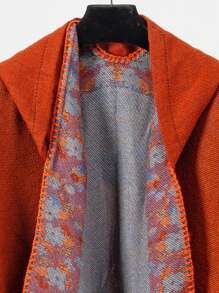 1 chiếc khăn choàng cổ họa tiết hoa nhỏ xinh cho nữ, dùng được cho mọi mùa, hoàn hảo để chụp ảnh và trang điểm Phụ kiện Boho cho nữ - trái cam - Xem 10