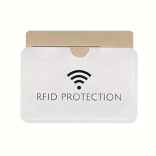 10pcs Slim Anti Rfid Wallet Blocking Card Reader Lock Bank Aluminum Smart Anti-Theft Card Sleeve Protection Lightweight Portable Card ID Card White-Collar Workers Holiday For Anniversary For Birthday Gift Gift Accessories Gift Gifts For Teachers Card Holder Card Holder Wallet Business Card Holder Credit Card Holder Card Holder Women For Women For Men Card Wallet - White - View 4