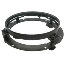 1pc Black 7-inch Led Headlight Ring Type Headlight Bracket For Jk Tj And For Road King - Black - View 3