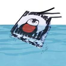 0-3歲嬰兒玩具早教防撕布書雙面鏡搞笑圖文可咬手工床頭嬰兒玩具 - 黑與白 - 查看 4