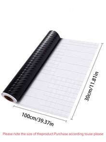 1pc Geometric Pattern Car Sticker - Black - View 5