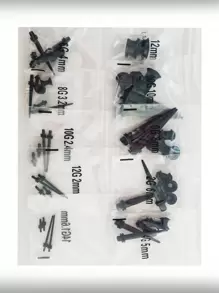25 Paar Modische Und Einfache Ohrmessgeräte Im Exotischen Stil Mit Größen Von 14 G Bis 00 G. Konische Ohr-expander, Sortiert Nach Größen Und Verpackt In Einem Opp-beutel