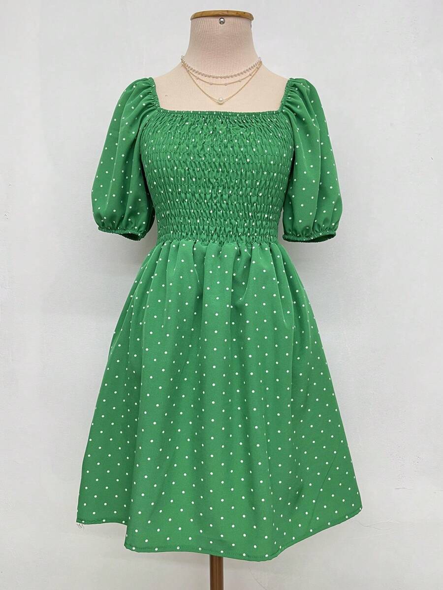 Women Dresses - Green - View 1