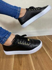 Women Casual Shoes - 黑色 - 查看 4