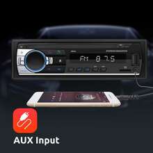 Auto Estereo Mp3 Reproductor 1 Din Con Bluetooth Y Auxiliar Para Auto JSD-520 Lite - 1 Din - Ver 5