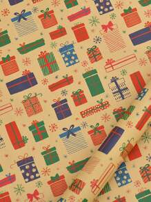 Christmas Decorative Wrapping Paper - Multicolor - View 5