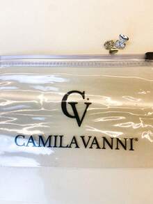 Stud Earrings - 黑與白 - 查看 4