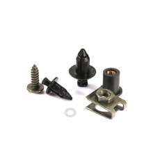 194入組通用機車m5 M6車身螺絲固定件套裝,適用於巡洋車、卡斯拉車、咖啡賽車、老派學院風、越野巡遊、摩托車等 - 紅色 - 查看 11