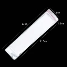 100pcs Transparent Self Sealing Adhesive Pouch OPP Bag Plastic Storage Bags With Hang Hole For Jewelry Display Package - Clear - View 17