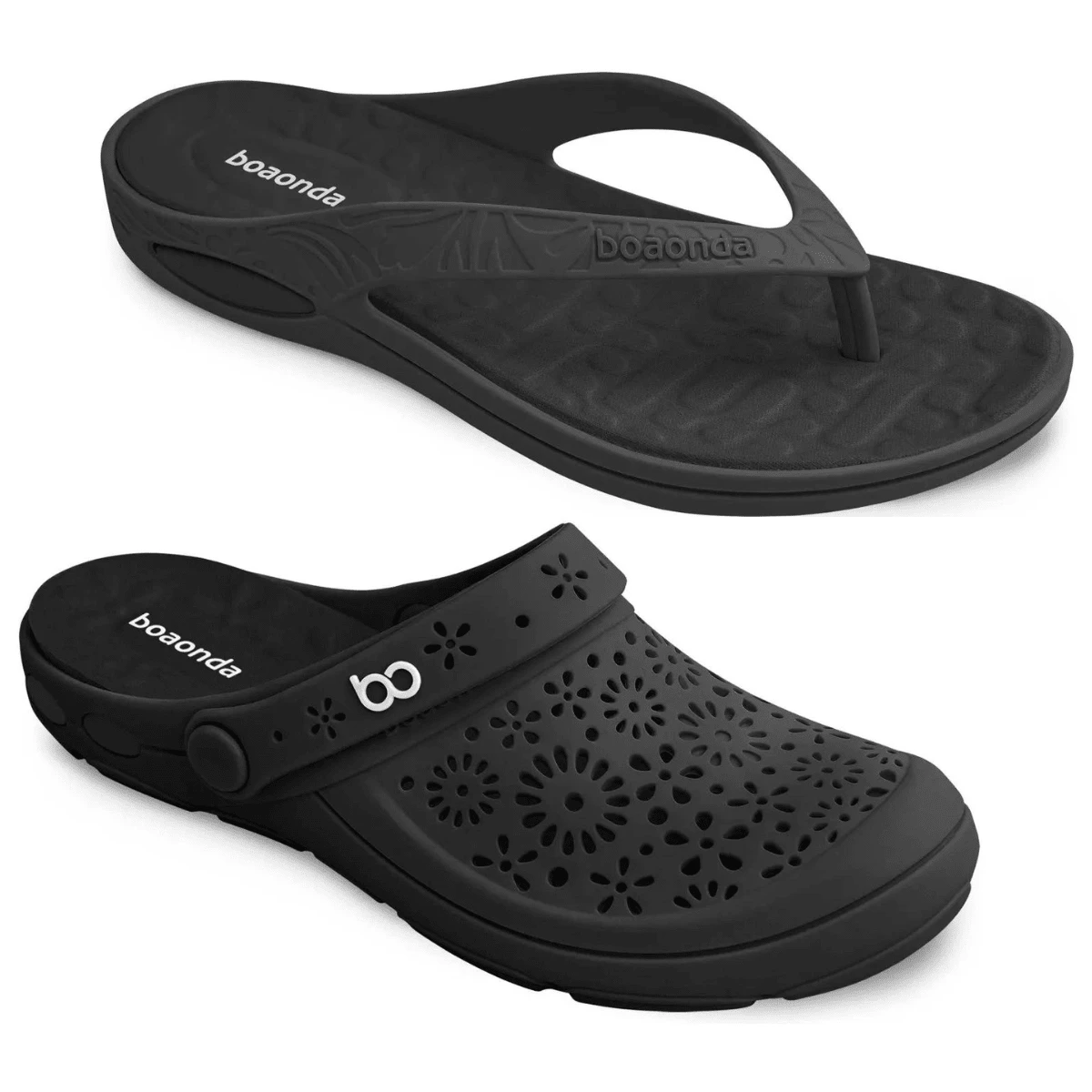 Women Platforms & Wedge Sandals - 黑色 - 查看 1