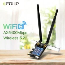 EDUP WIFI6E thẻ không dây AX210 chip pcie máy tính để bàn tích hợp bộ thu wifi BT5.2 - Màu xanh lam - Xem 4
