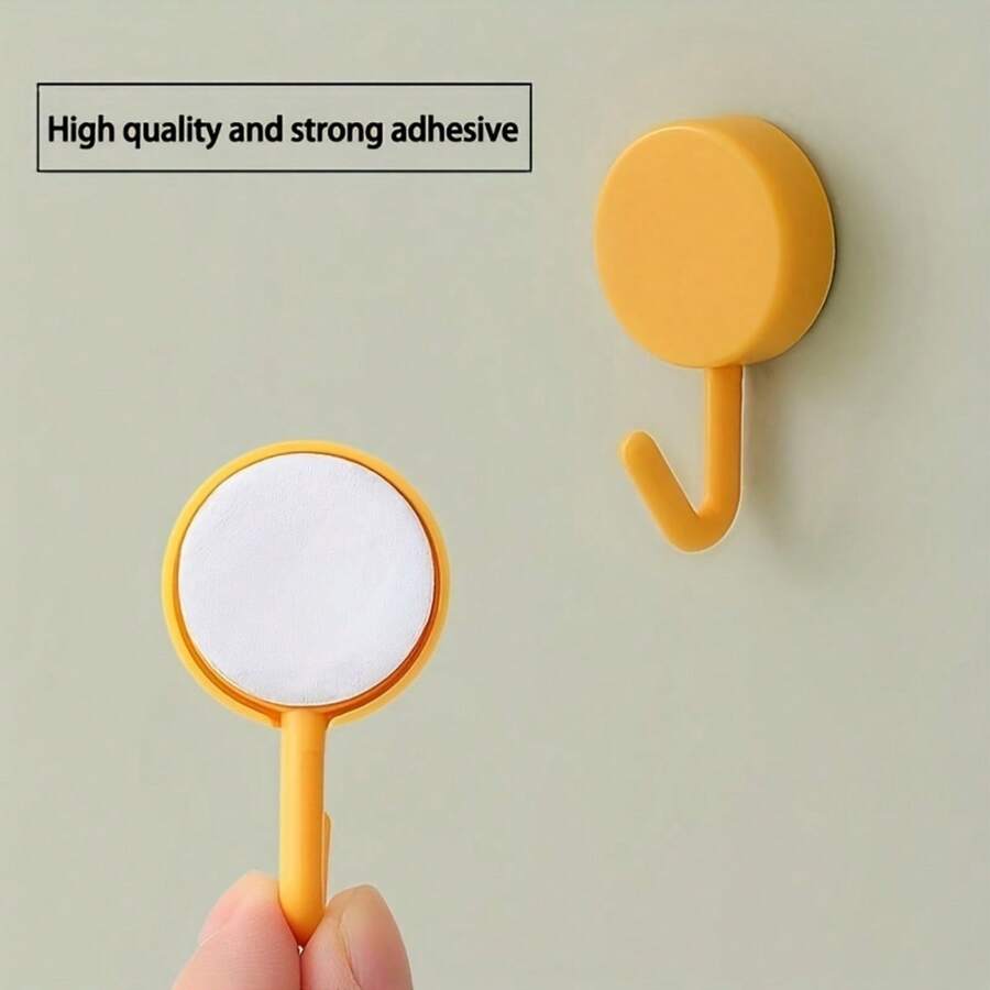 12pcs Self Adhesive Hooks Waterproof, Oilproof, Nailfree Wall Hangers