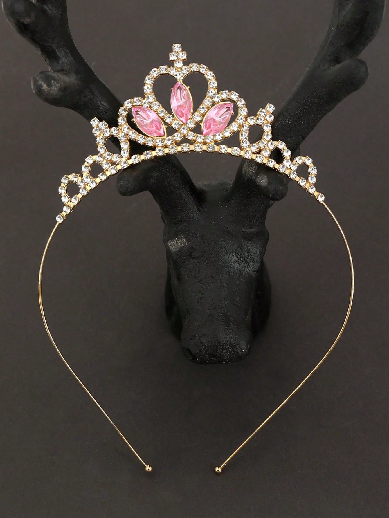 1pc Bridal Wedding Tiara Crown With Rhinestones For Birthday Party Performance SHEIN USA