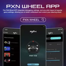 PXN Force Feedback Steering Wheel, V10 Racing Wheel 270/900 Degree with Adjustable Linear Pedals and 6+1 Shifter Gaming Racing Steering Wheel for PC, PS4 - PXN-V10 - View 4
