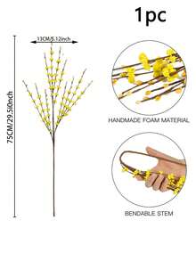 Hoa Nhân Tạo - Màu vàng - Xem 2