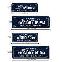 1入組快乾洗衣房地毯墊,防滑洗衣房裝飾,超吸水抗疲勞廚房地墊適用於洗衣房、浴室、玄關等場合 - 彩色 - 查看 2