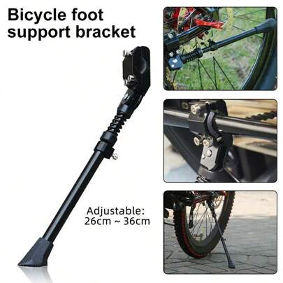 Mountain Bike Aluminum Alloy Rear Kickstand Side Support Bicycle Parts Adjustable Road Bike Stand