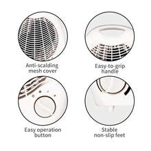 1 件 Sokany 插入式 2000w 多功能家用热风机 Sk-1650，冷/热风可调，便携多功能，保护，自动断电，网状设计防烫盖，防滑脚垫，旋钮控制，操作简便，大功率 2000w - 白色 - 查看 7