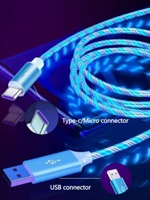 5A快充數據線 - 藍色 - 查看 2