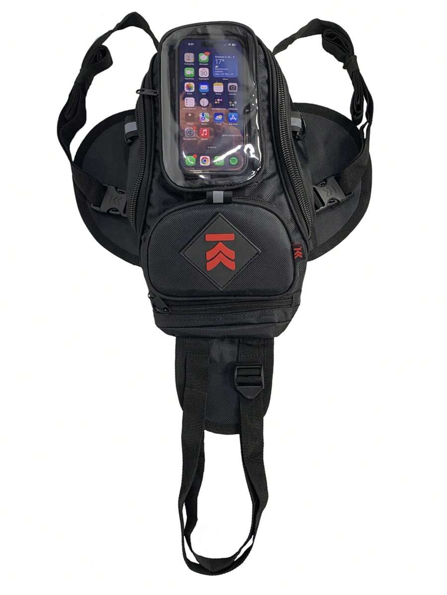 Tank Bag Moto Universal Kampak Kc15 Mochila Motociclista Bolsa de tanque - Negro - Ver 1