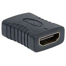 Cople Acoplador  Hembra Hembra - Negro - Ver 1