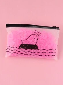 2000 件女士小发圈马尾辫固定器发圈橡皮筋发圈发绳弹性发圈 - 粉色 - 查看 2