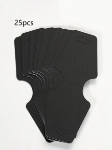 25/50/100/200pcs Jewelry Display Cards Paper Necklace Bracelet Hair Tie Storage Holder