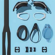 1 pieza Gafas de natación antivaho y impermeables de alta definición, equipo de buceo profesional unisex