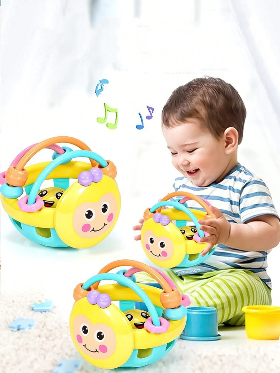 لعبة خشخيشة النحلة الصفراء - أصفر - مشاهدة 1