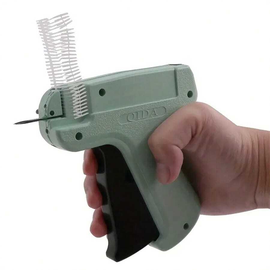 1set Diy Clothing Tagging Machine 1000pcs Barb, 5pcs Needles, Great For Clothing, Store