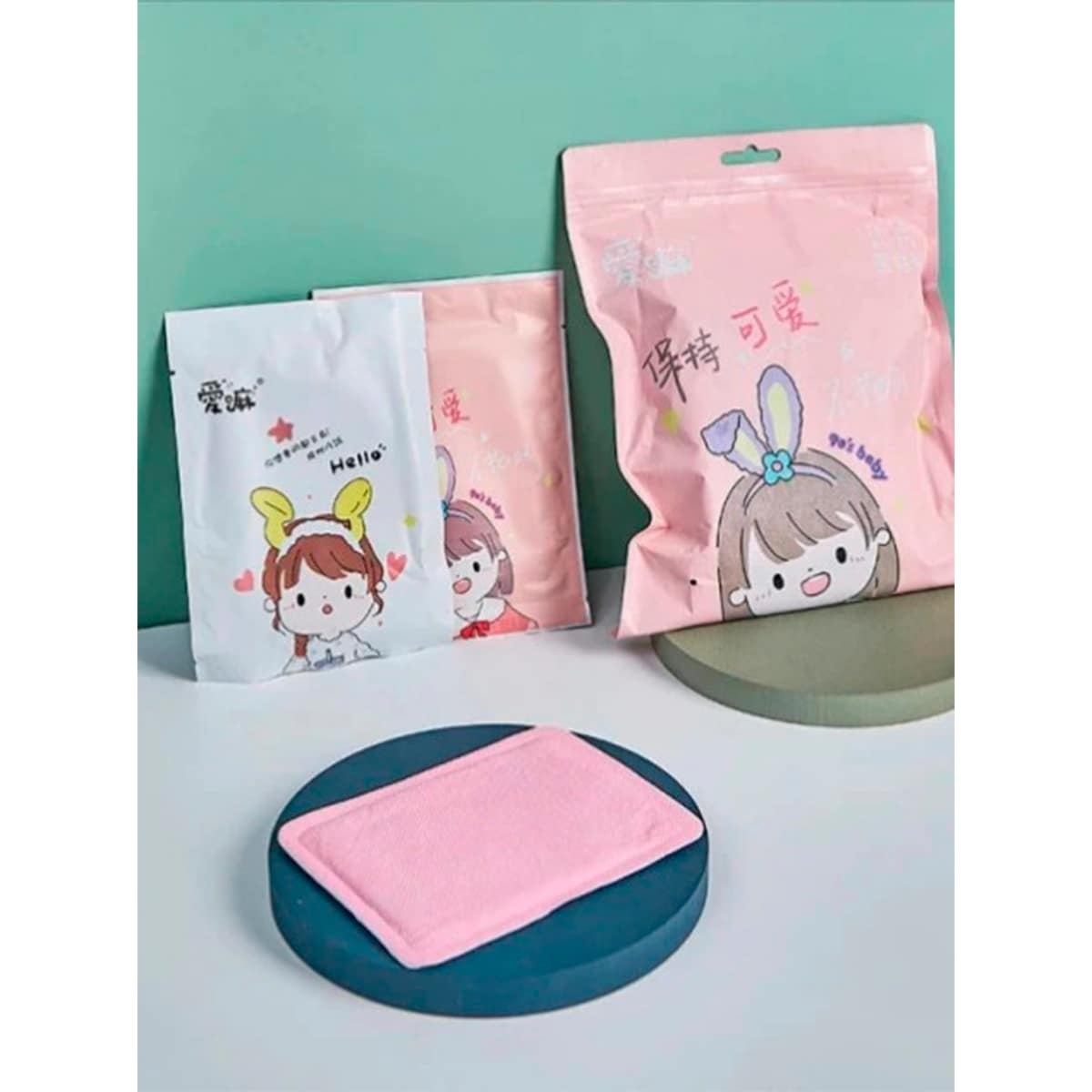 Paquete De 5 pz Parche Termico Para Colicos Desechable Y Portatil, Almohadilla De Calor Para El Invierno Y El Dolor De Cuerpo Frio Paquete De 5 pz