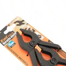 KMT 2PCS 75mm/3inch Professional Plastic Small Spring Clamps Heavy Duty for Crafts or Plastic Clips and Backdrop Clips Clamps - Black - View 6