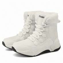 Nuevos Estilos De Botas De Nieve Para Mujeres, Zapatos Deportivos Cálidos Para Mujeres En Exteriores Para Invierno - Blanco - Ver 5