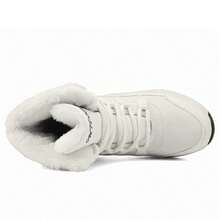 Nuevos Estilos De Botas De Nieve Para Mujeres, Zapatos Deportivos Cálidos Para Mujeres En Exteriores Para Invierno - Blanco - Ver 3