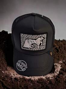 Gorra de béisbol para uso diario de hombre, regalo de verano para amigo en la calle - Negro - Ver 1