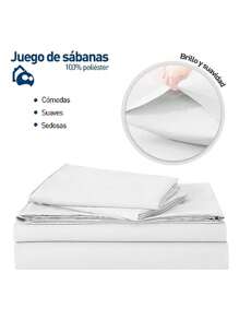 Bluelander King Sheet Set, 4 Piece - 白色 - 查看 2