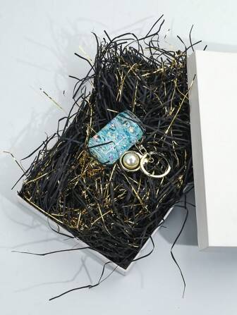 1/20pcs 30g Mixed Gold Wire Raffia Gift Box Filler Paper Shreds