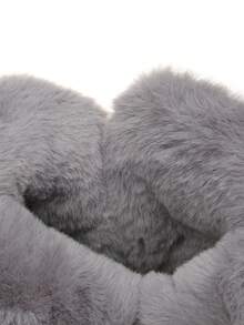 Giày cao đến mắt cá chân mềm mại dài sang trọng thoải mái dành cho nữ, Giày đi tuyết ấm áp và không thấm nước mùa đông có đế chống trơn trượt - màu đen - Xem 4