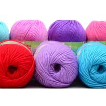 110m/120yd 50g/Bóng Sợi tơ tằm ấm Villus Sợi len mềm Worsted 60% protein tơ tằm 30% len 10% cashmere Sợi đan tay thân thiện với da - Màu xanh Ô liu - Xem 7