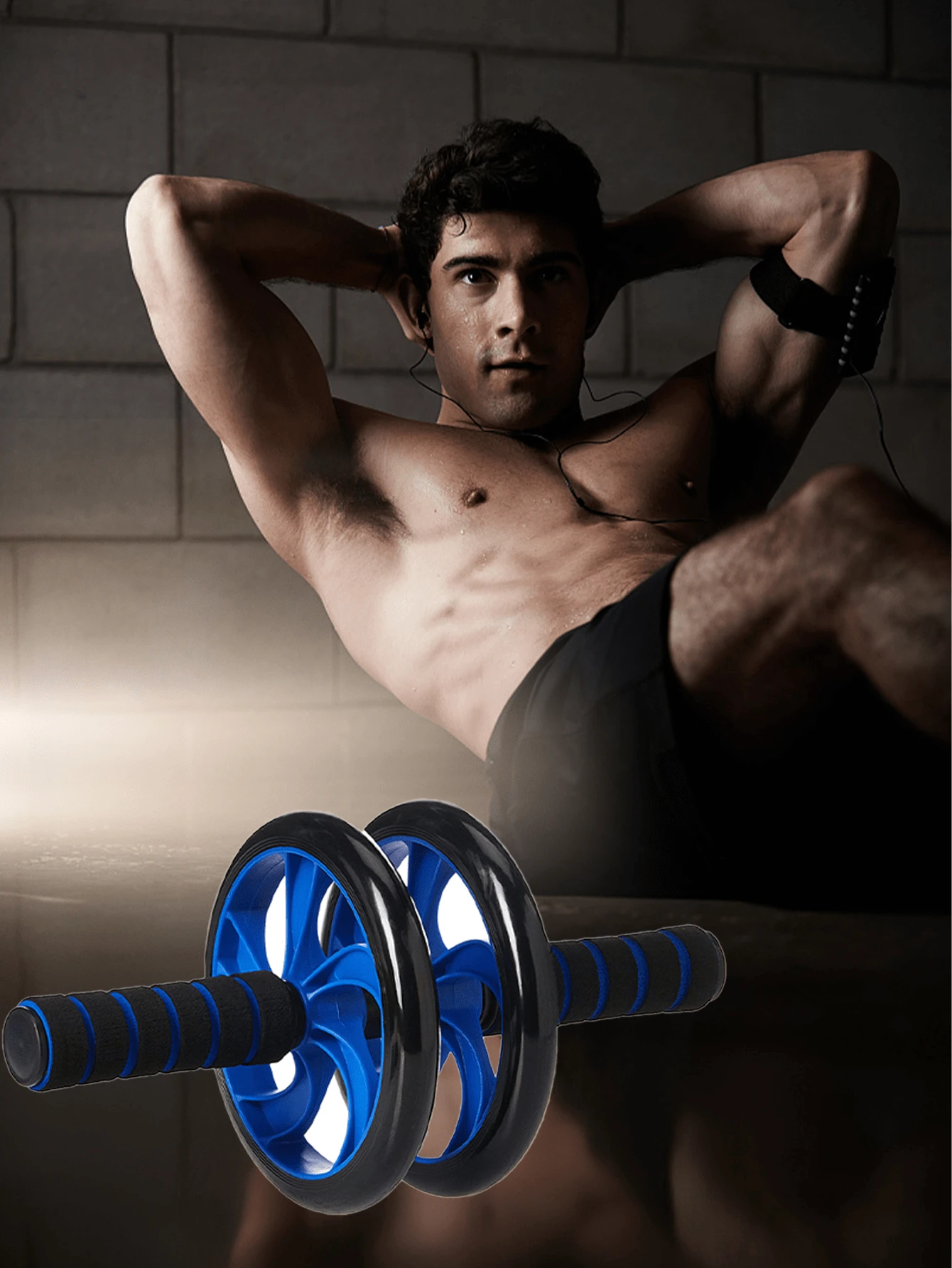 1 Piece Fitness Wheel Belly Roll