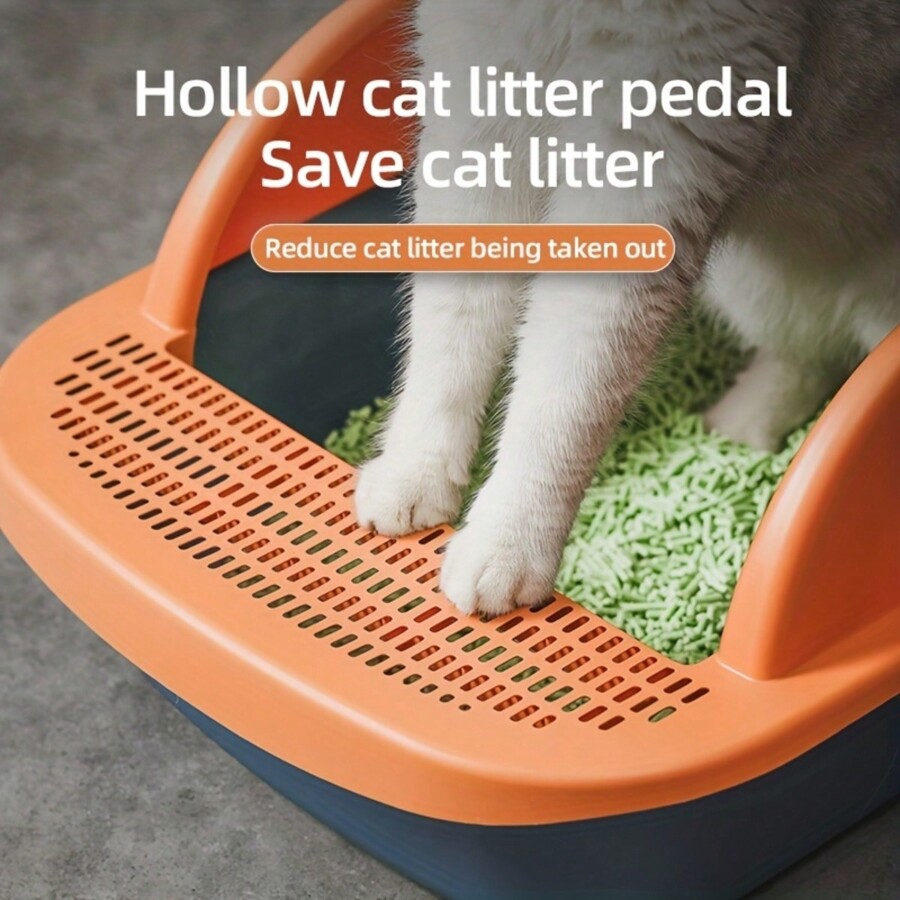 Extra Large Cat Litter Box With High Sides To Prevent Spills, Comes