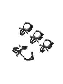10pcs bellows buckle for automotive circuit fastening - Black - View 5